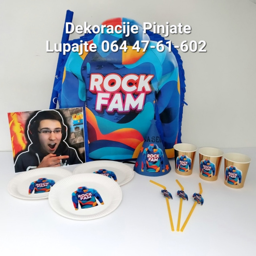 ROCK FAM oprema za rođendane