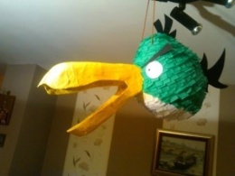 Zelena ljuta ptica