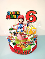 Super Mario torta od kartona 